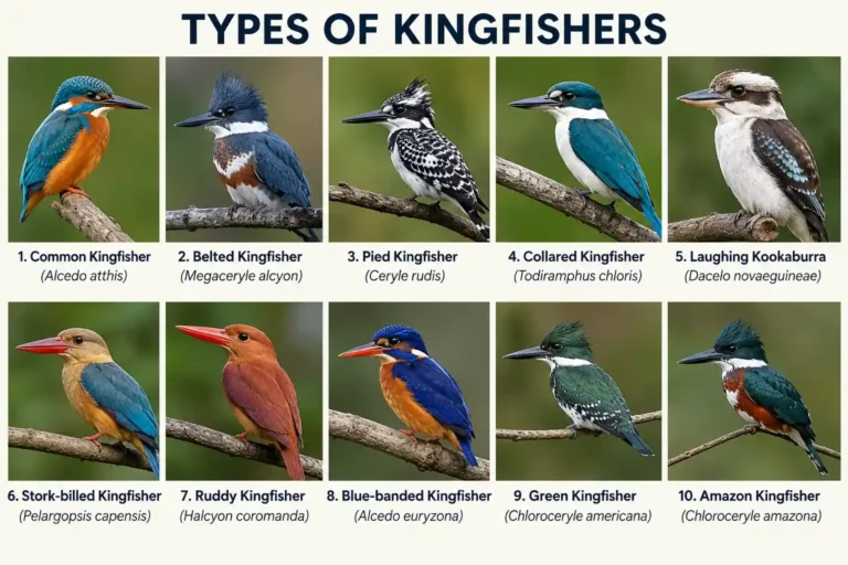 Types of Kingfishers